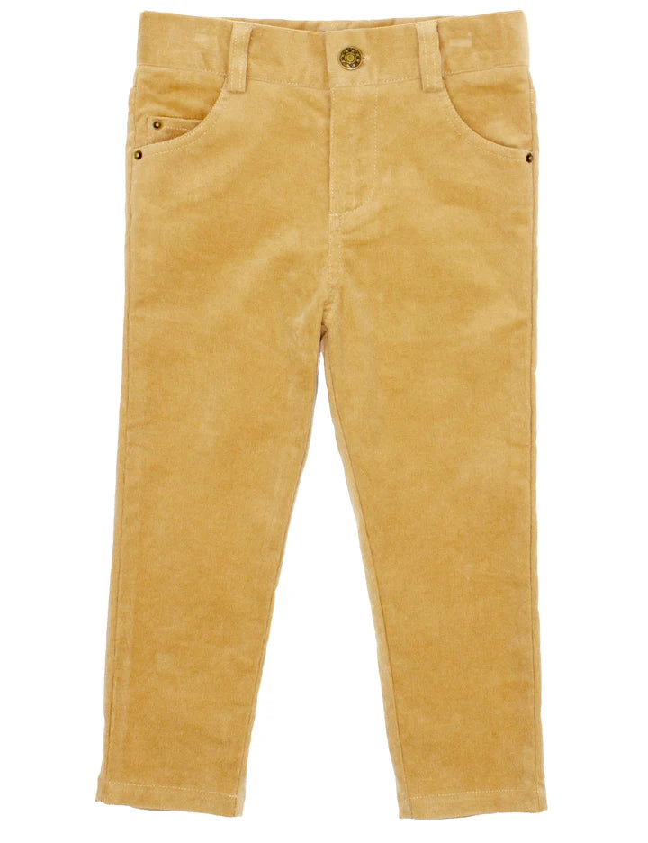 Pinwale Cord Pant Camel - Born Childrens Boutique