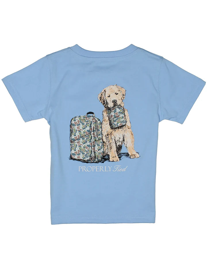 Study Buddy SS Light Blue - Born Childrens Boutique