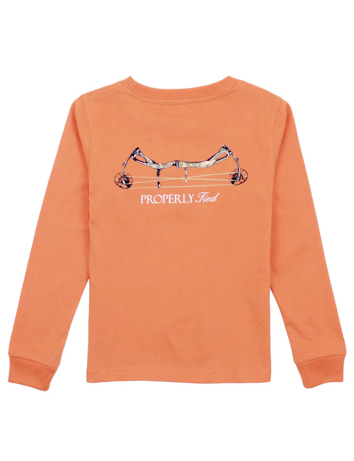 Compound Bow LS Mango T-Shirt - Born Childrens Boutique