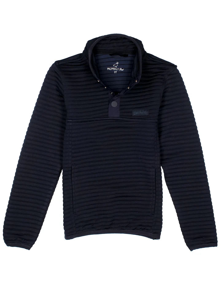 Waypoint Pullover - Navy - Born Childrens Boutique