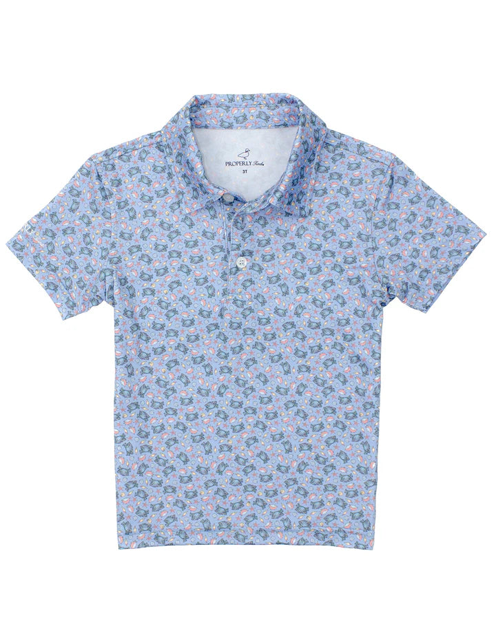 Inlet Polo Crab Shore - Born Childrens Boutique