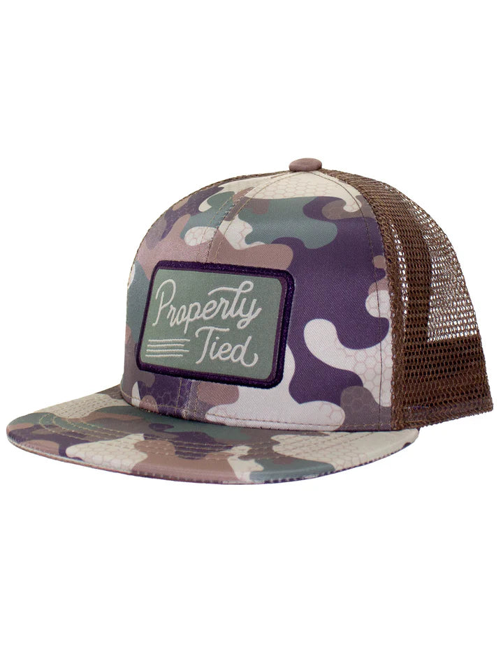 Youth Sportsman Trucker Hat Delta Woodland Camo - Born Childrens Boutique