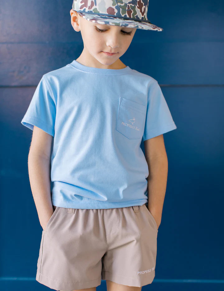 Study Buddy SS Light Blue - Born Childrens Boutique