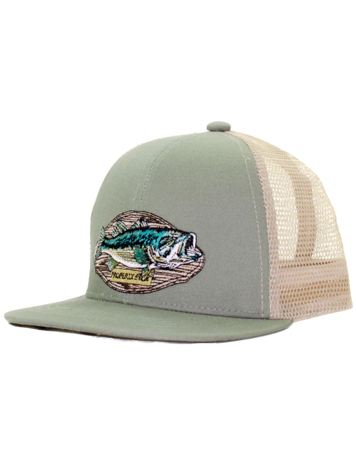 Youth Trucker Hat Bass Mount - Born Childrens Boutique