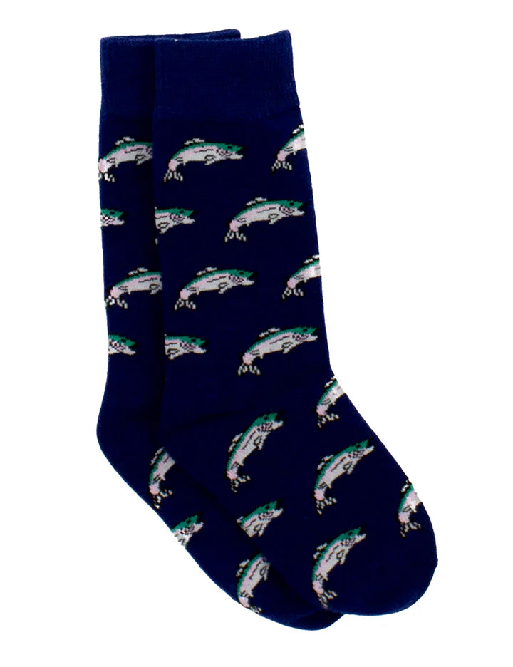 Lucky Duck Sock, Trout - Born Childrens Boutique