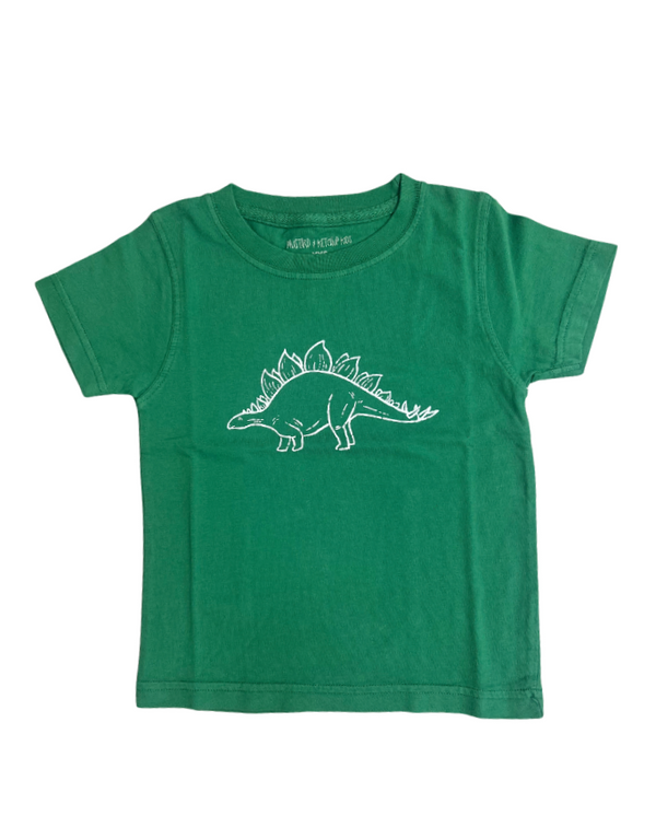 SS Green Stegosaurus T-Shirt - Born Childrens Boutique