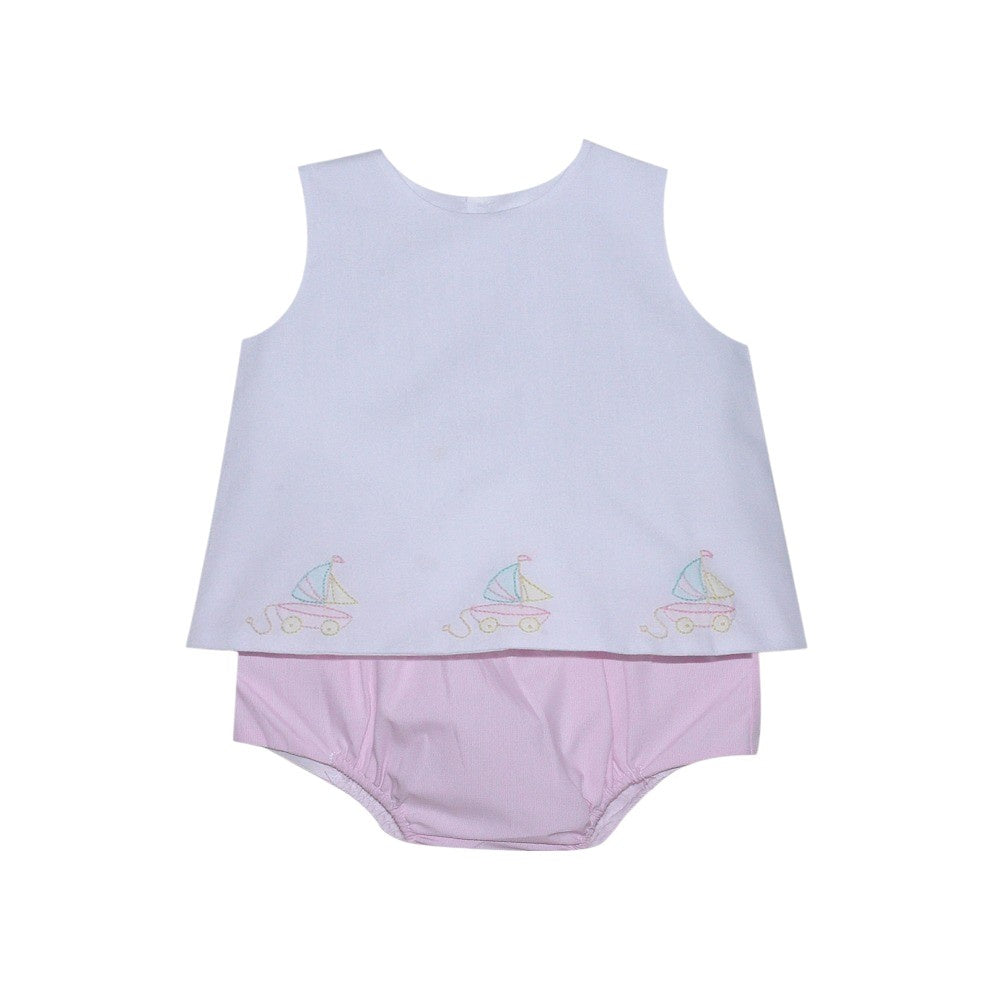 Bailey Diaper Set - Sailboat - Born Childrens Boutique
