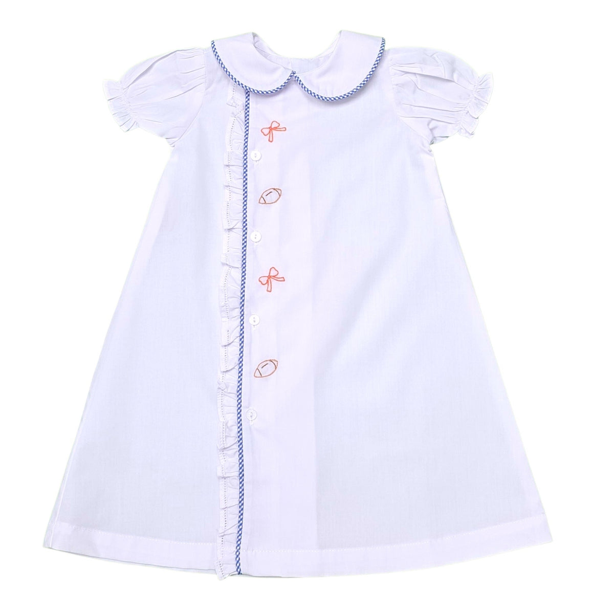 Tiger Navy/Orange Daygown - Girl - Born Childrens Boutique