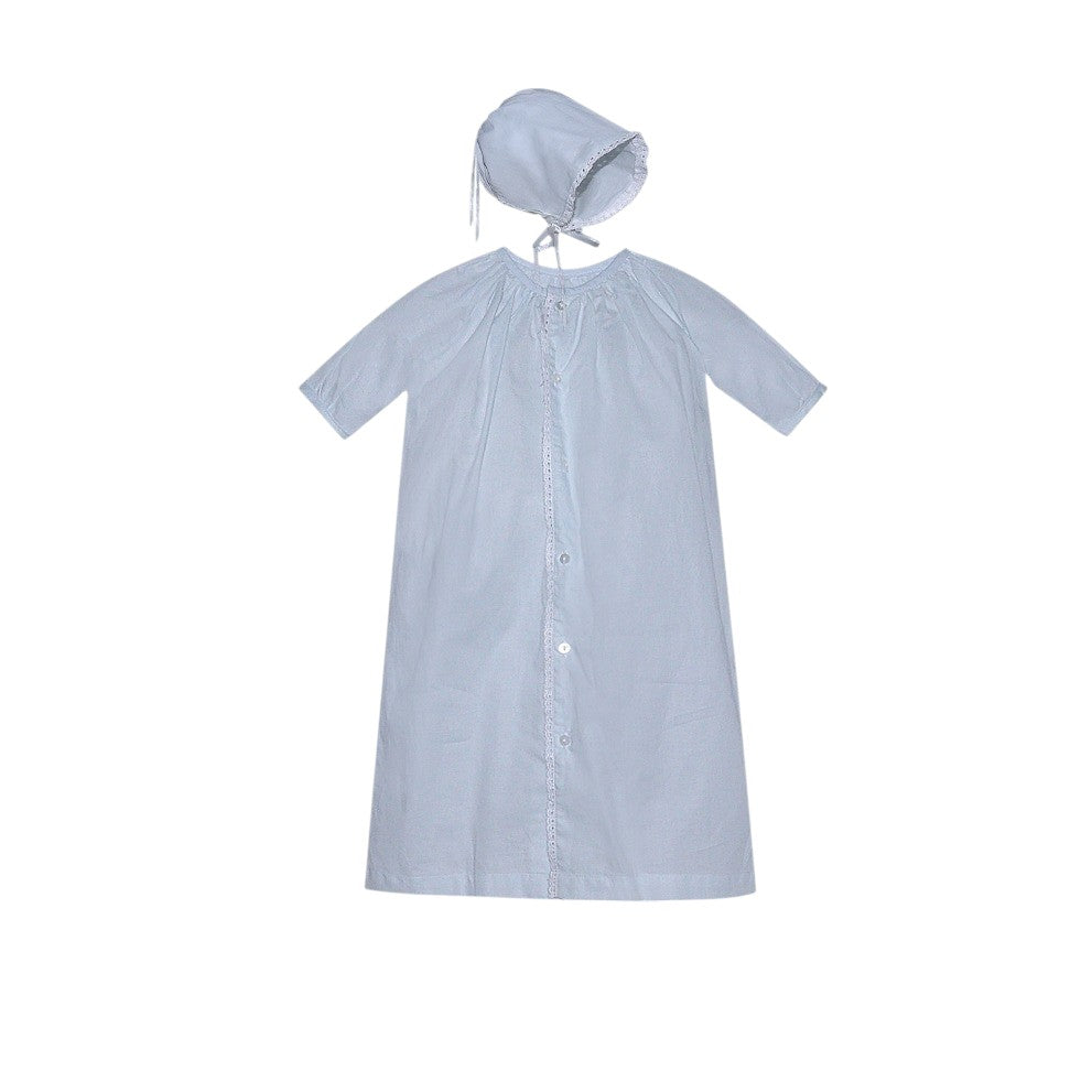 Christian Daygown - Blue - Born Childrens Boutique