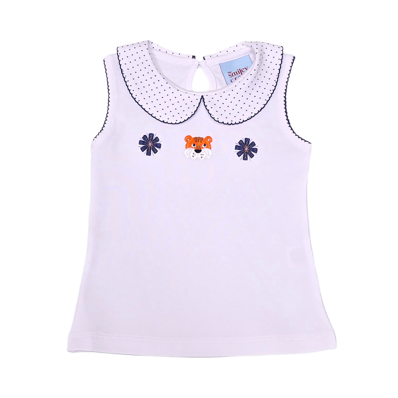 Girl Sleeveless Tiger Top - Born Childrens Boutique