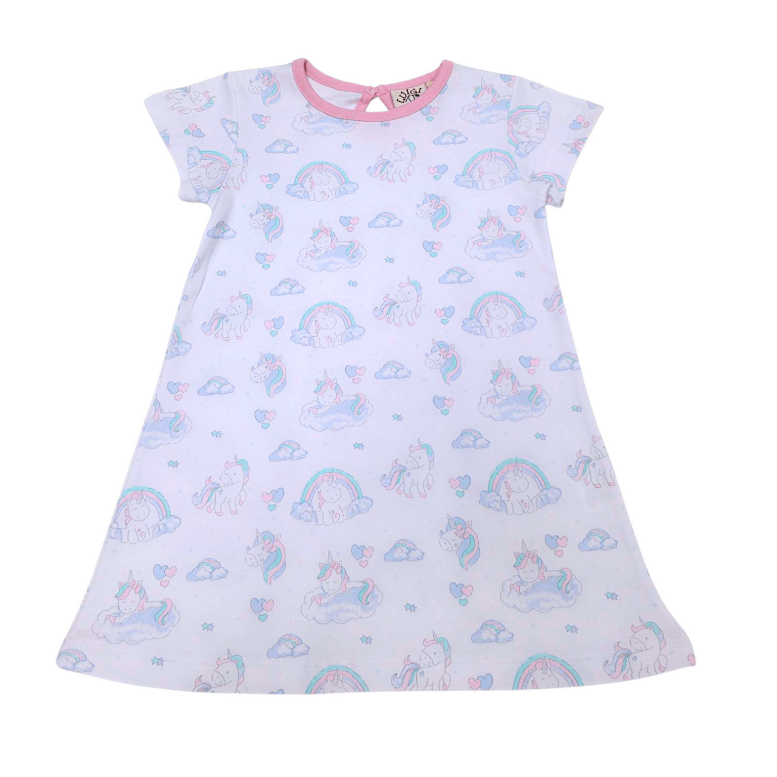 A-Line Dress Unicorn Print - Born Childrens Boutique
