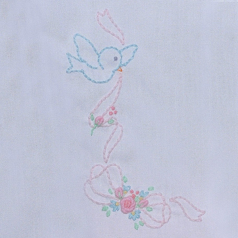 Avery Diaper Set - Birds w/ Bows - Born Childrens Boutique