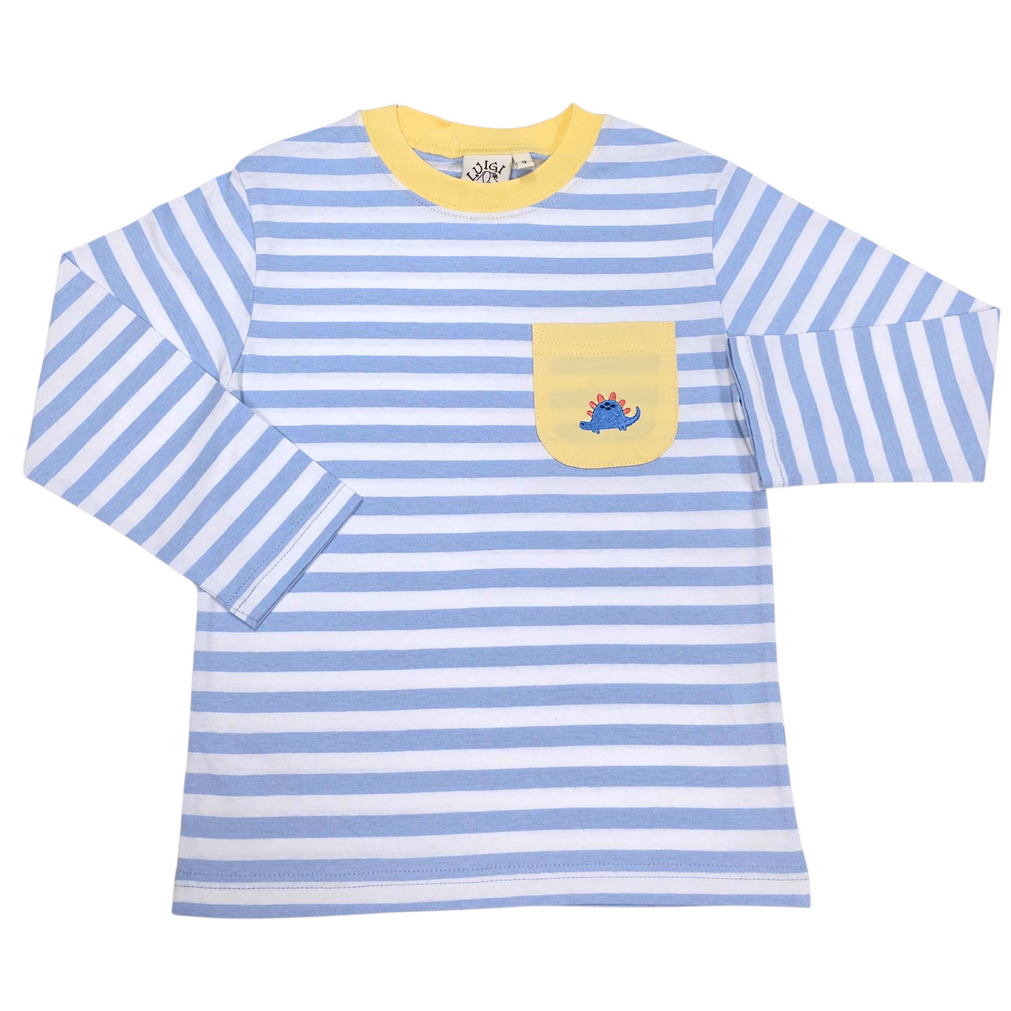 Stegosaurus Pocket Shirt - Born Childrens Boutique