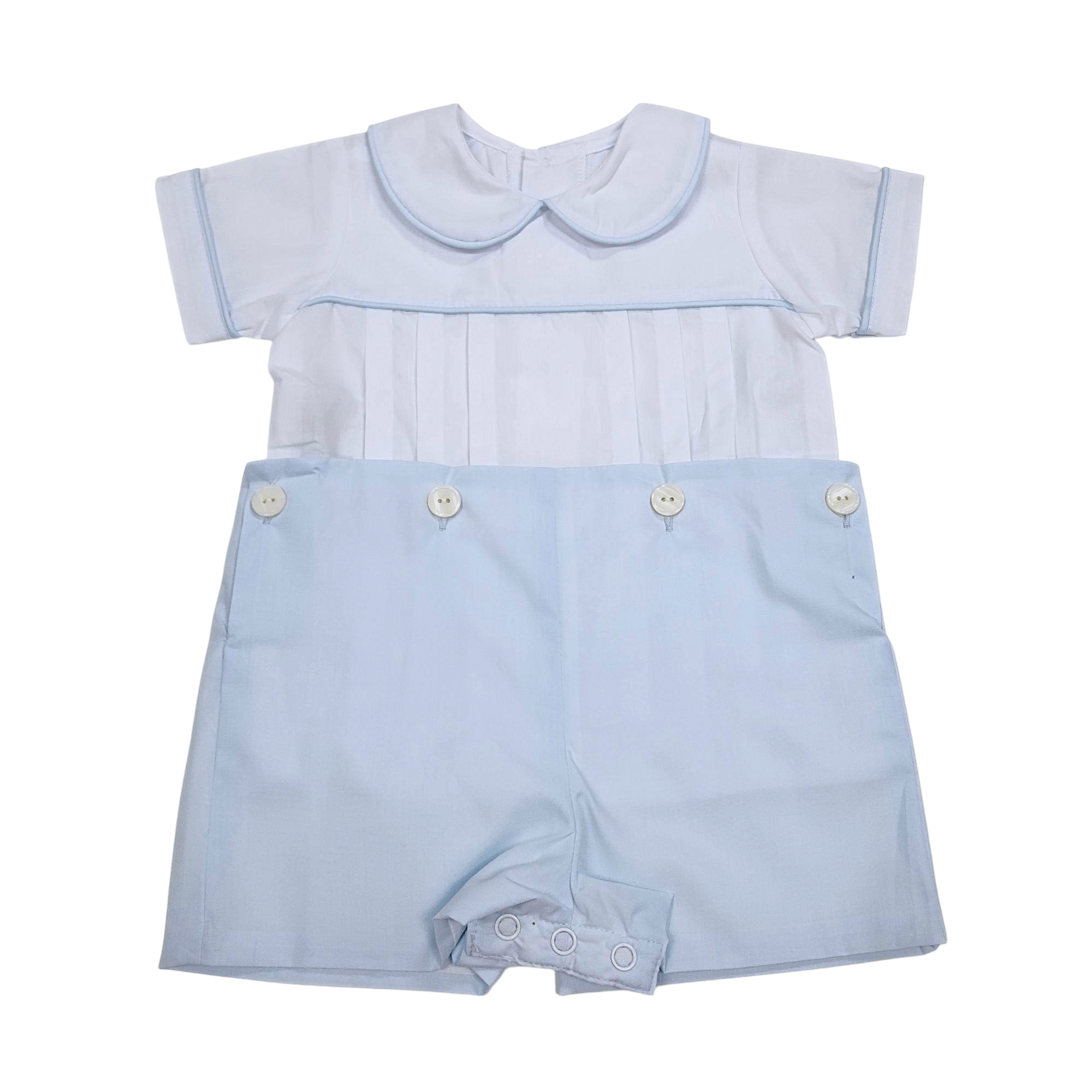 Owen Button On Suit - Blue - Born Childrens Boutique