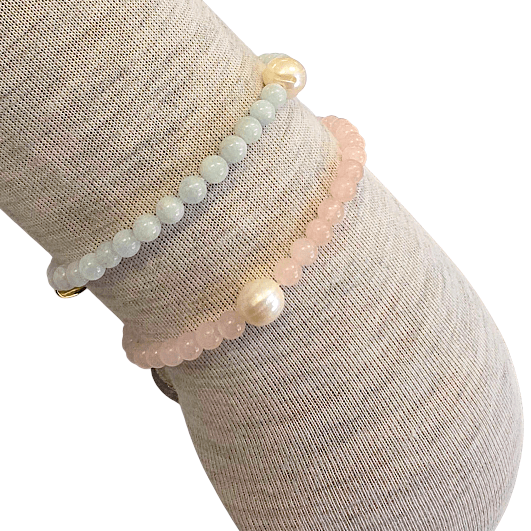 Pink and Pearl Beaded Bracelet - Born Childrens Boutique