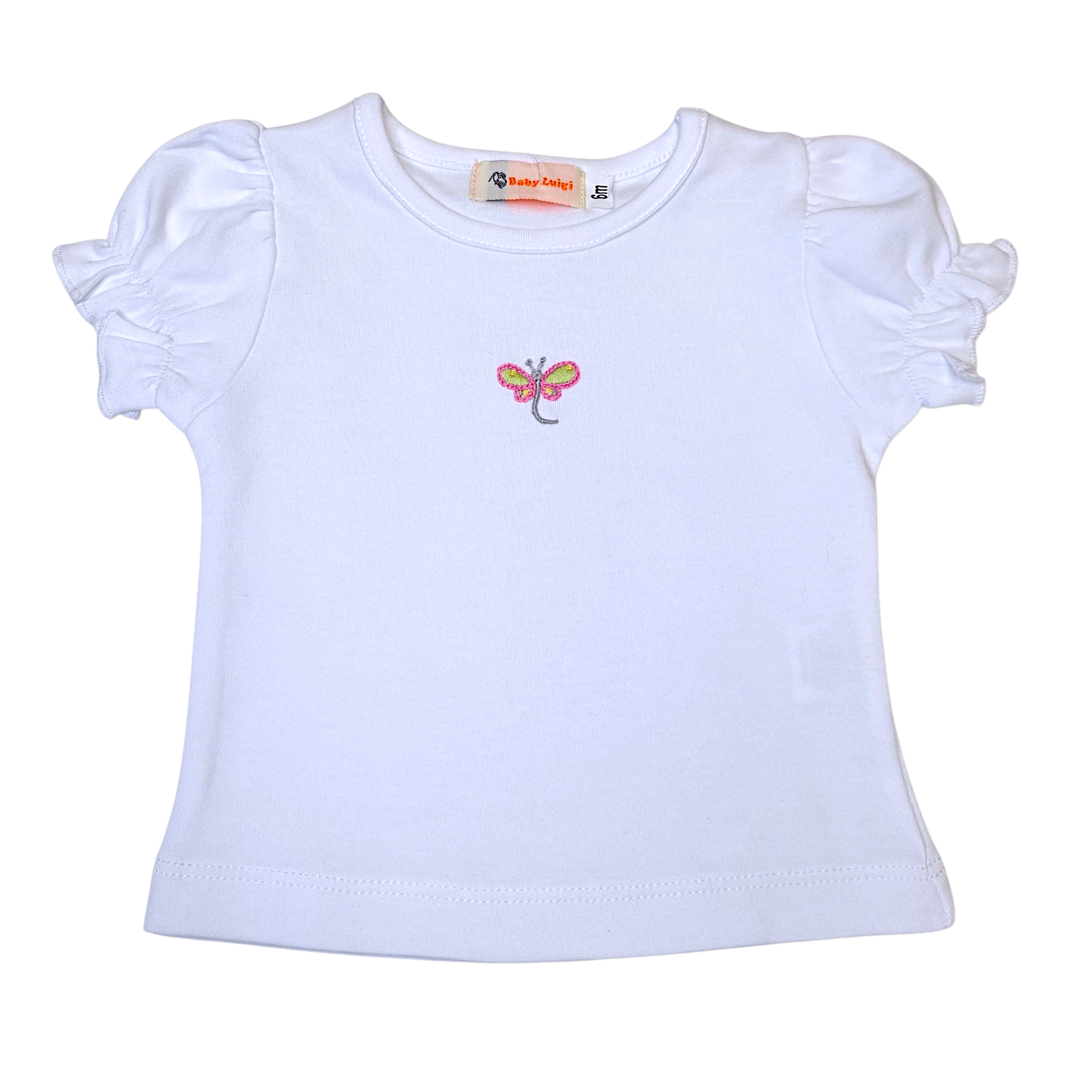 Girl Shirt Butterfly - Born Childrens Boutique