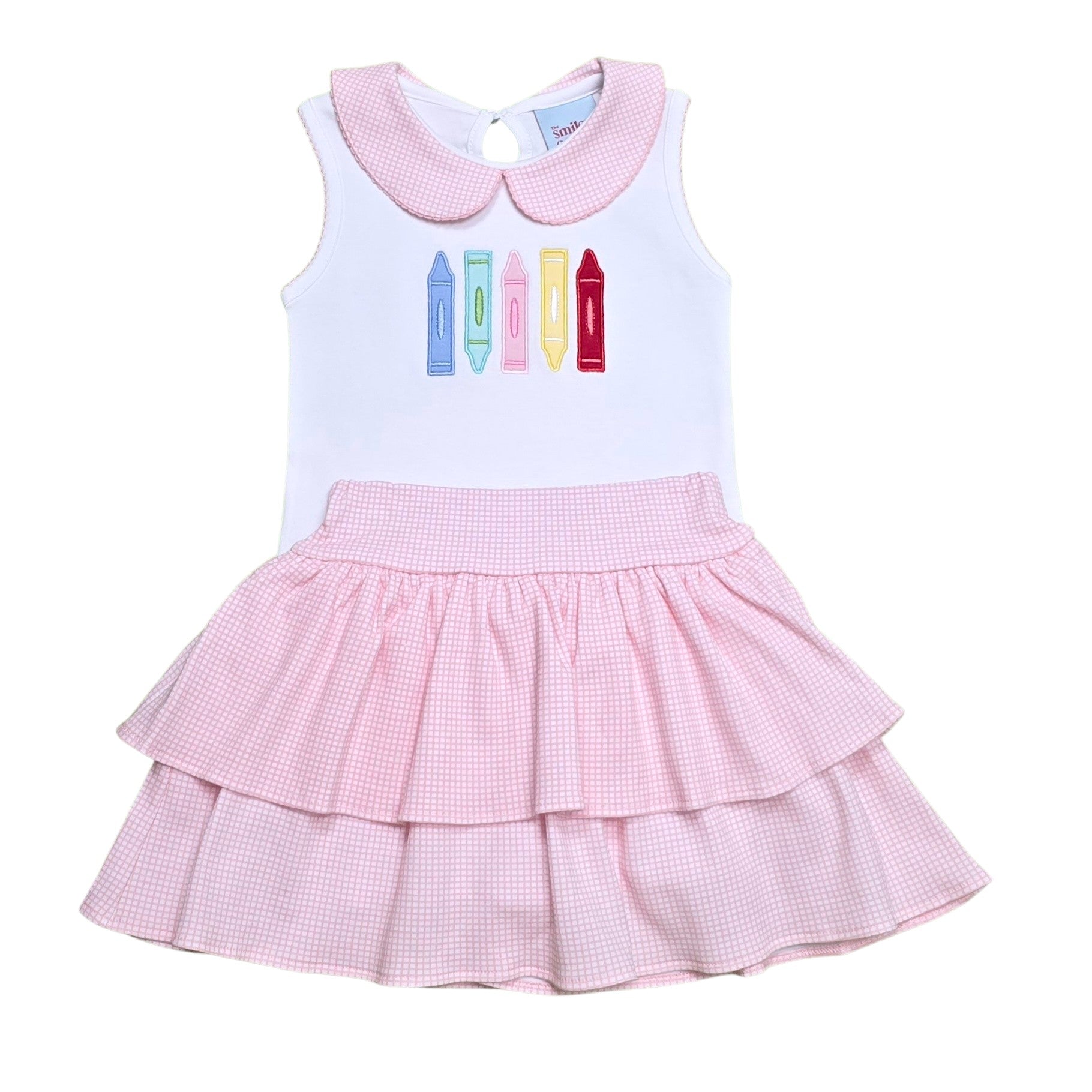 Pastel Crayon Shirt - Born Childrens Boutique