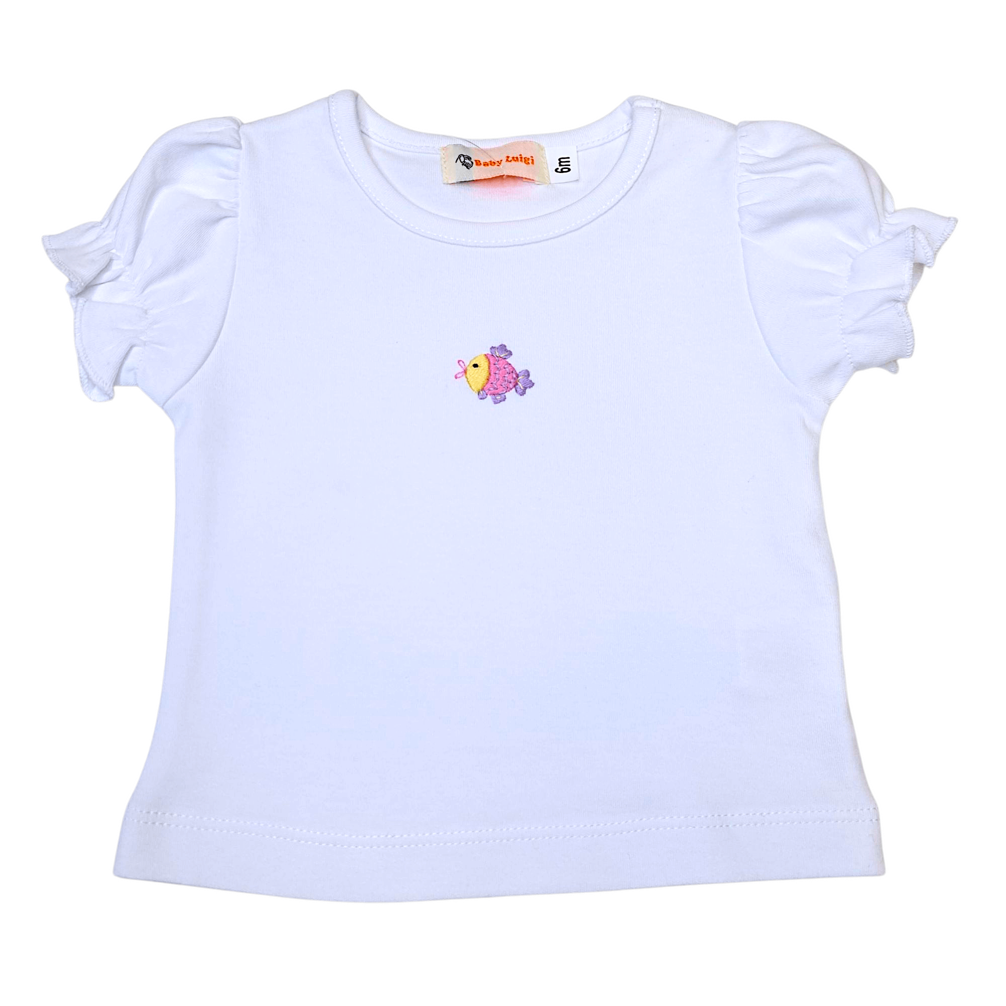 Girl Shirt Fish - Born Childrens Boutique