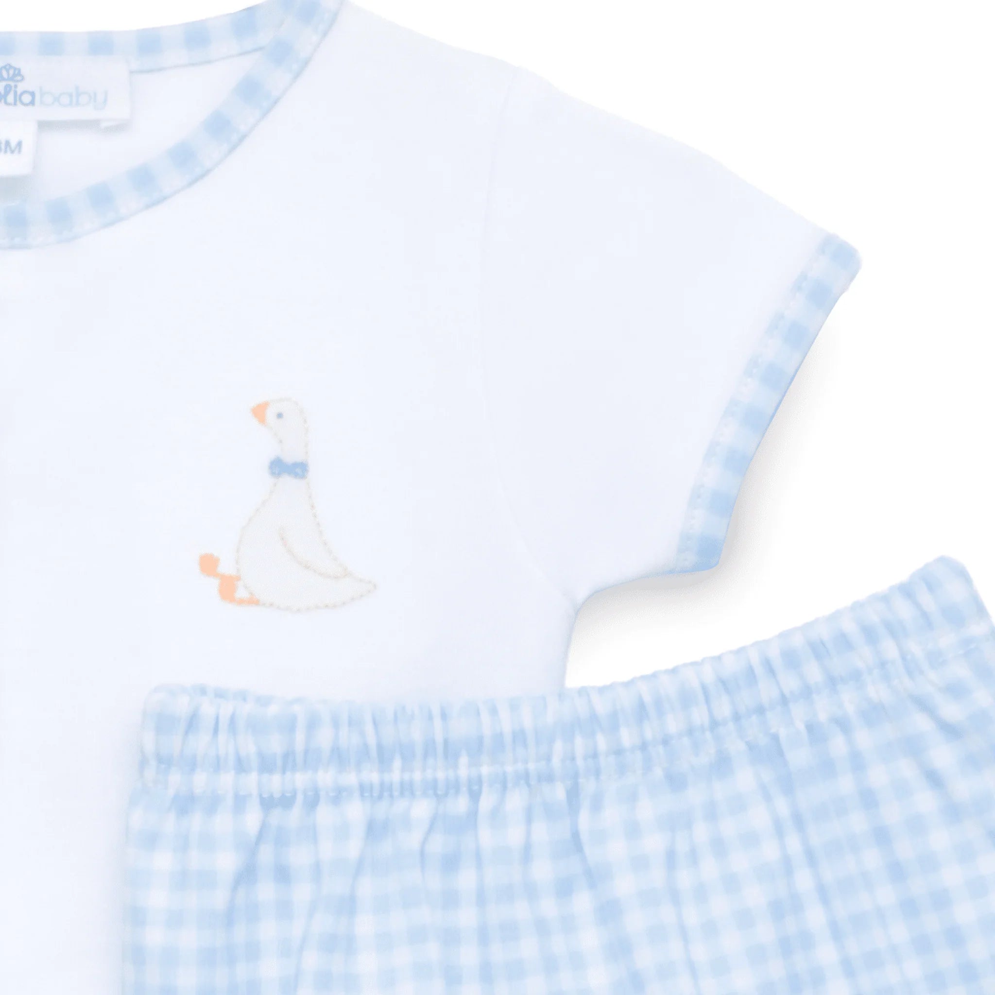 Silly Goose Diaper Set Blue - Born Childrens Boutique