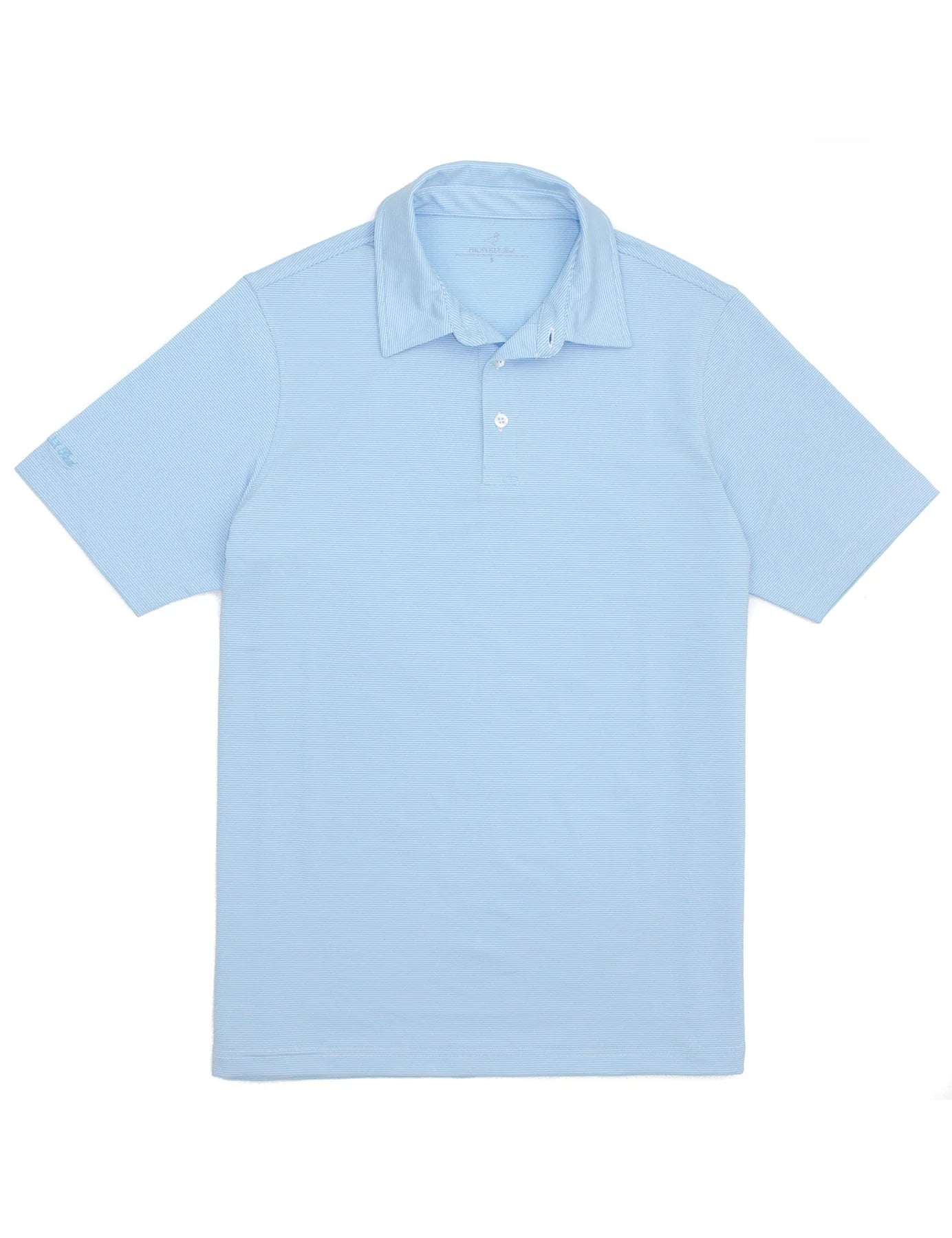 LD Gulfport Polo Powder Blue Stripe - Born Childrens Boutique