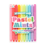 Pastel Mints Scented Flextip Highlighters Set of 10 - Born Childrens Boutique