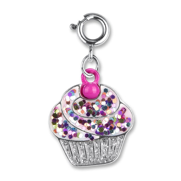 Charm It!, Glitter Cupcake Charm - Born Childrens Boutique