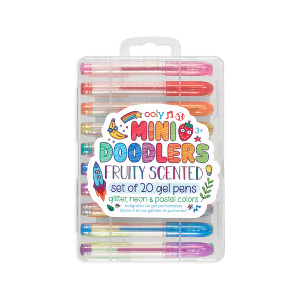 Mini Doodlers Fruity Scented Gel Pens - Set of 20 - Born Childrens Boutique