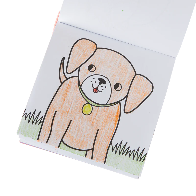 Carry Along Crayon & Coloring Book Kit - Pet Pals - Born Childrens Boutique