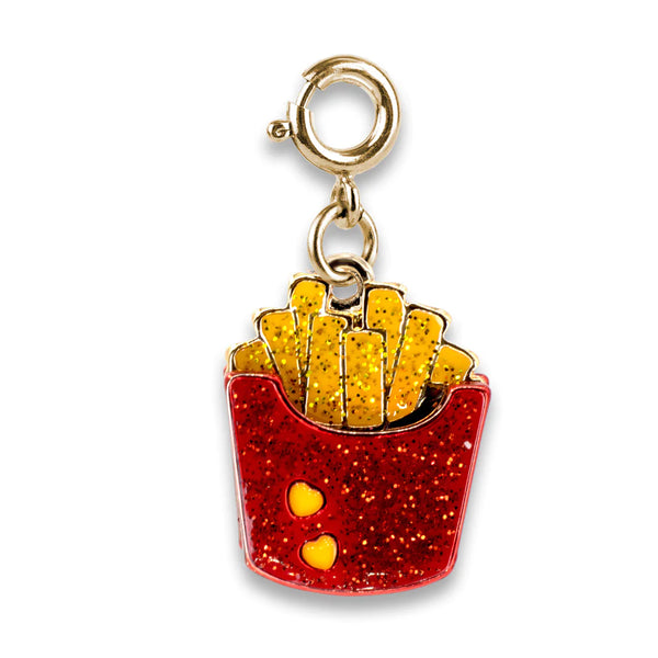 Charm It!, Gold Glitter French Fries Charm - Born Childrens Boutique
