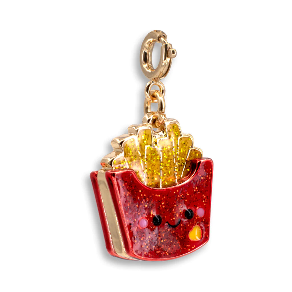 Charm It!, Gold Glitter French Fries Charm - Born Childrens Boutique
