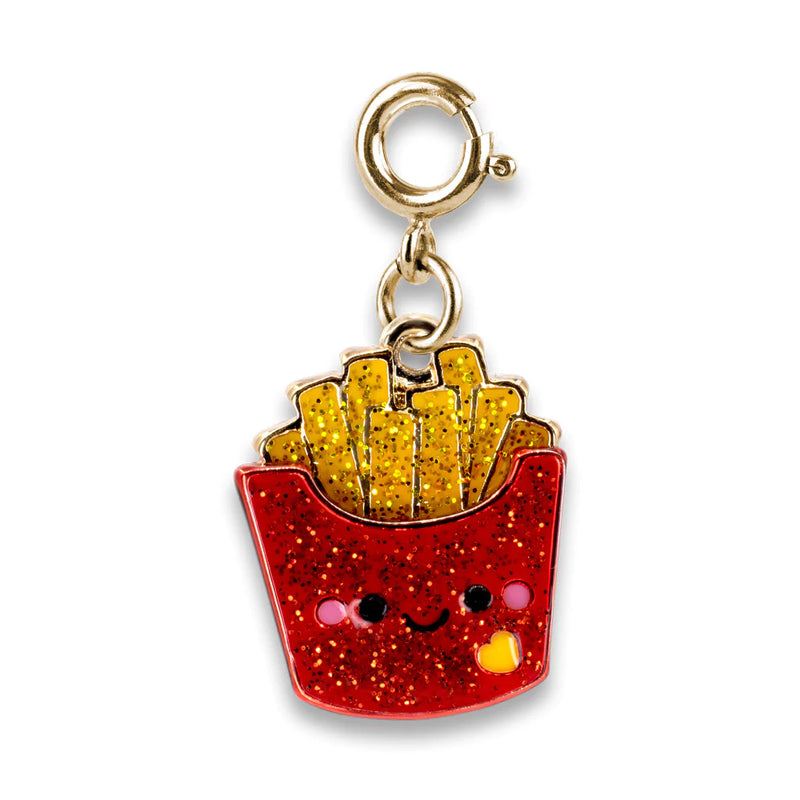Charm It!, Gold Glitter French Fries Charm - Born Childrens Boutique
