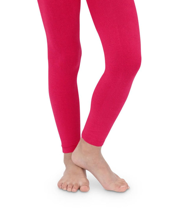 Jefferies Pima Cotton Footless Tights Red - Born Childrens Boutique