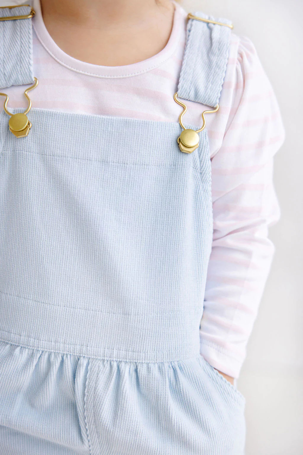 Long Sleeve Penny's Play Shirt Palm Beach Pink Stripe - Born Childrens Boutique