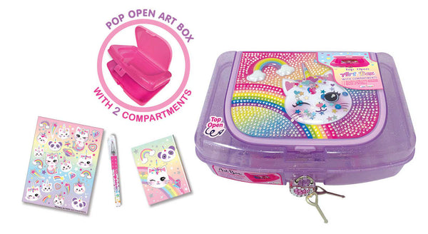 Art Box w/Compartments, Caticorn - Born Childrens Boutique