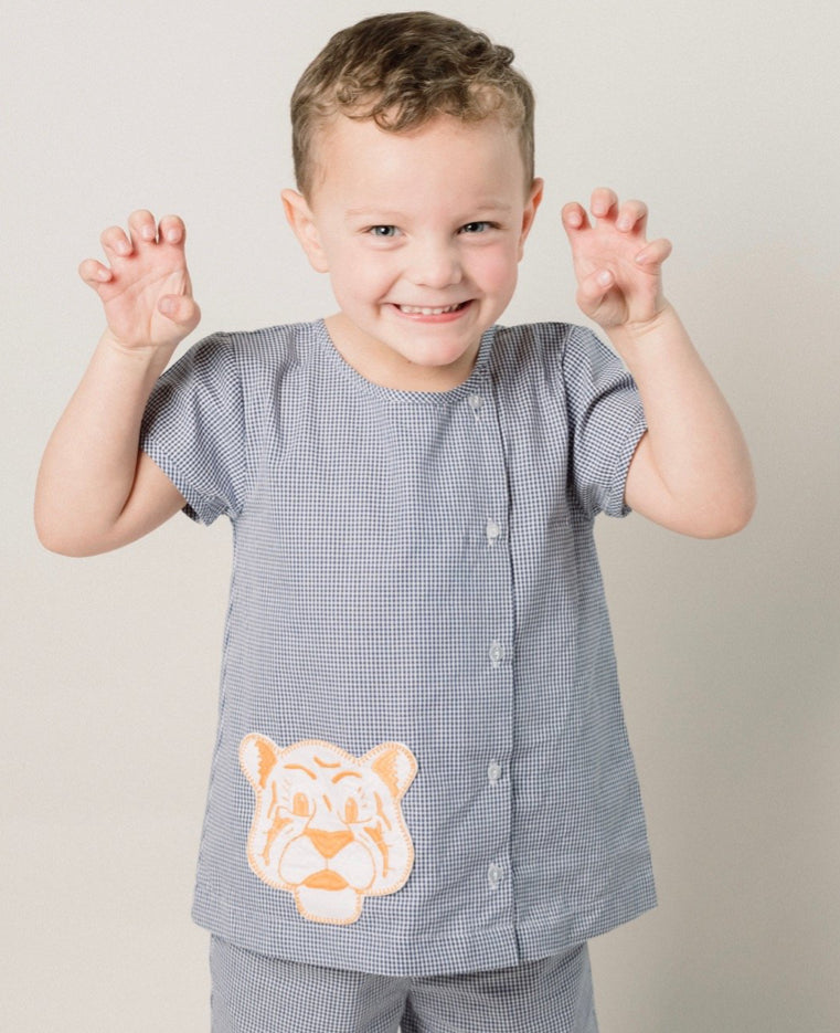 Auburn Boy Short Set - Born Childrens Boutique