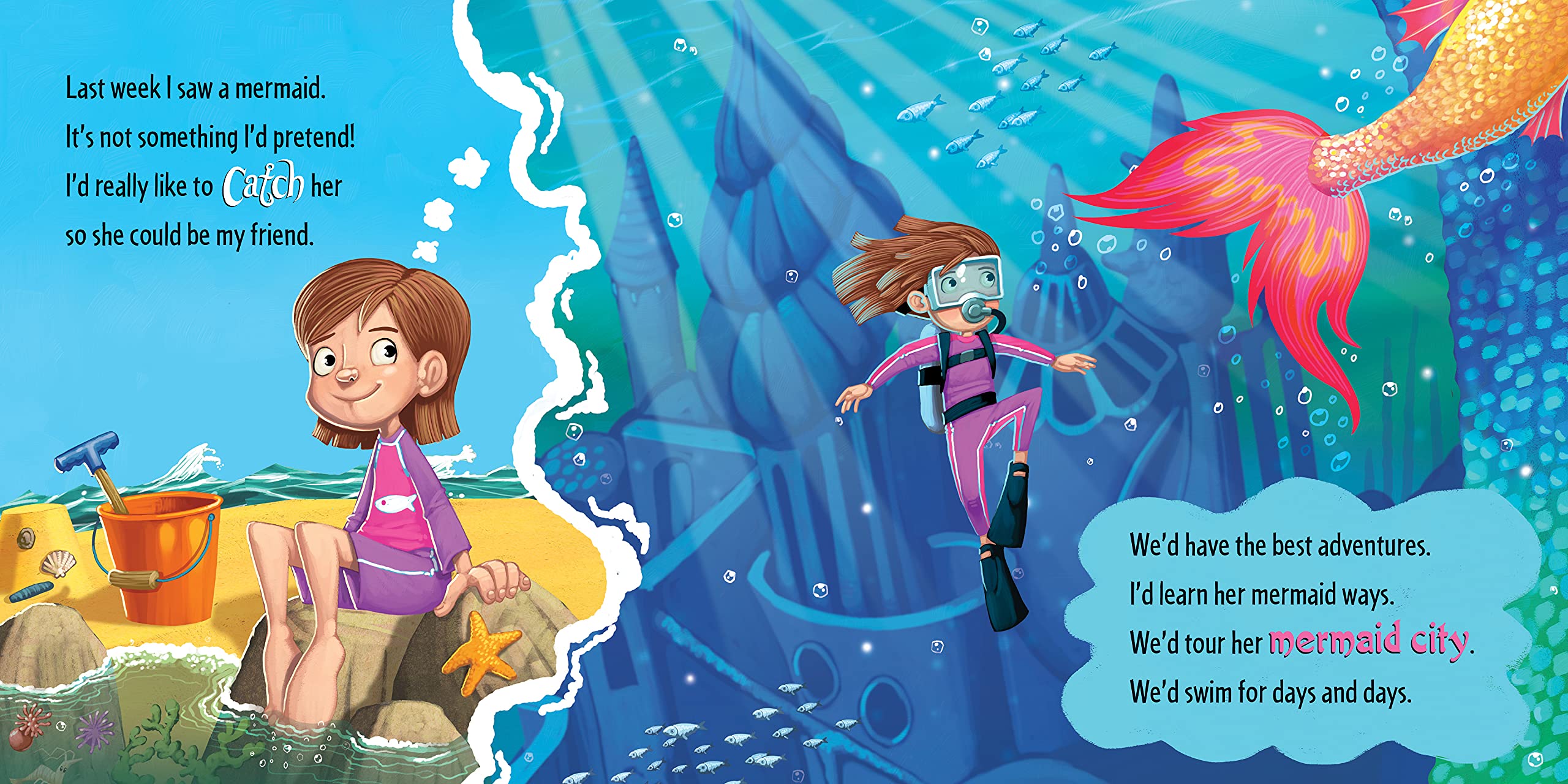 How to Catch a Mermaid (Hard Cover) - Born Childrens Boutique