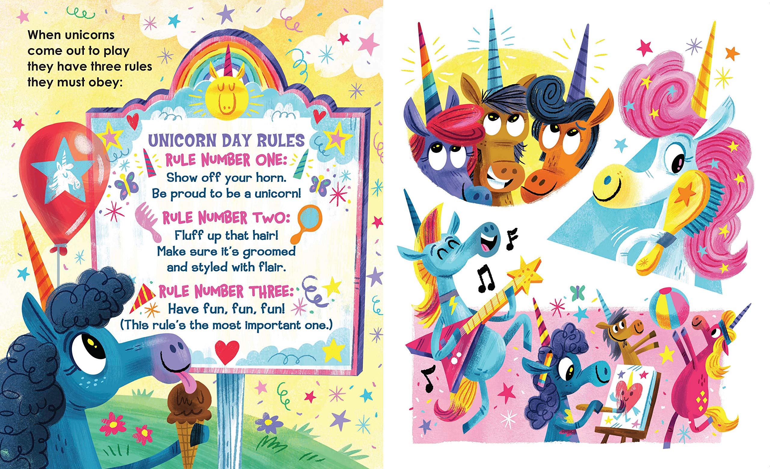 Unicorn Day Hardcover - Born Childrens Boutique