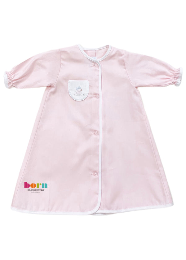 Pique Daygown Pink w/ Pink Duck - Born Childrens Boutique