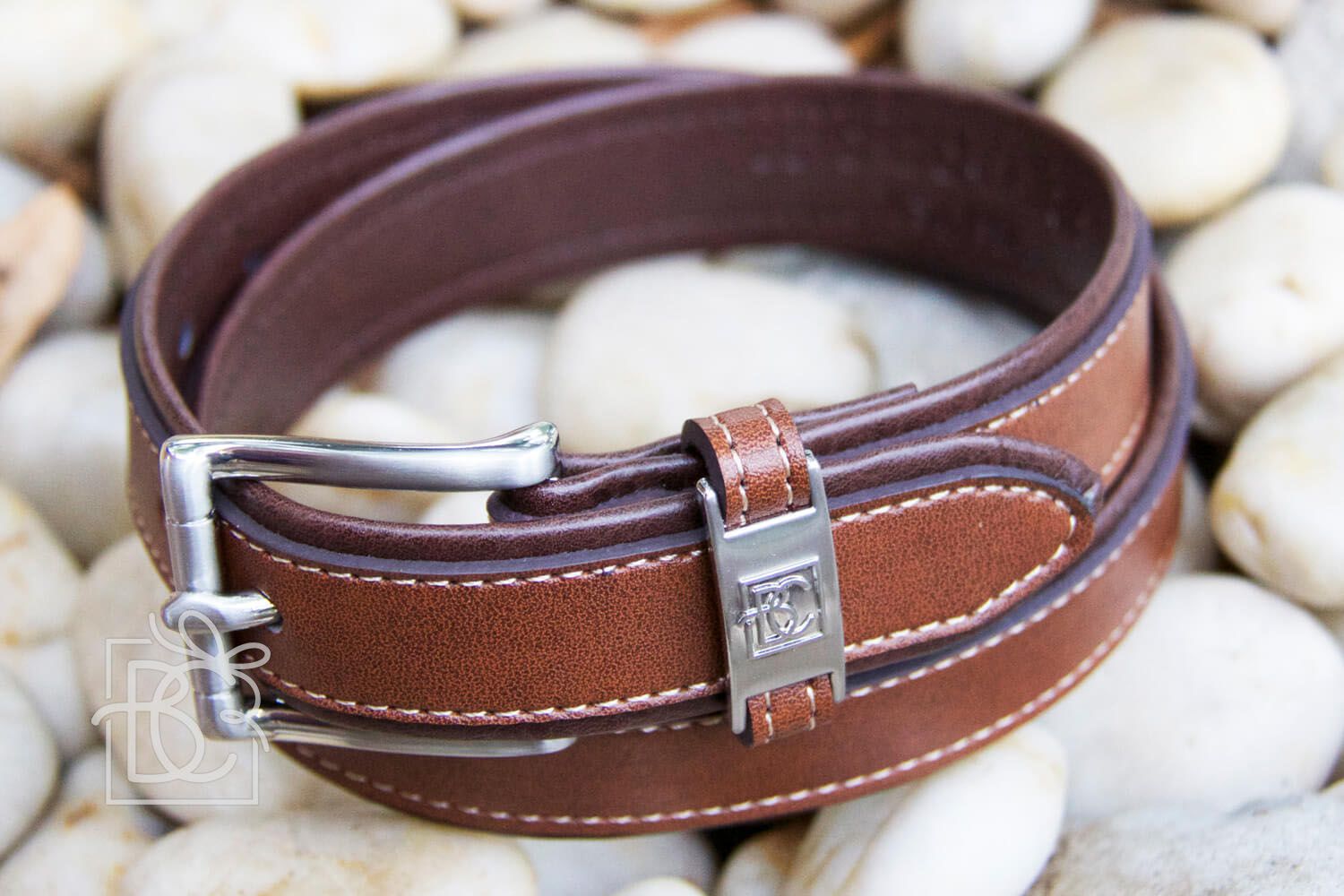 Double Belt - Brown/Light Brown - Born Childrens Boutique