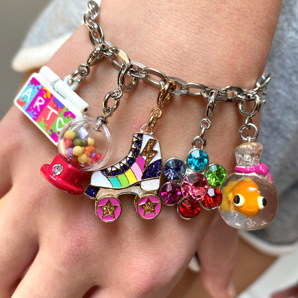 Charm It!, Rainbow Daisy Charm - Born Childrens Boutique