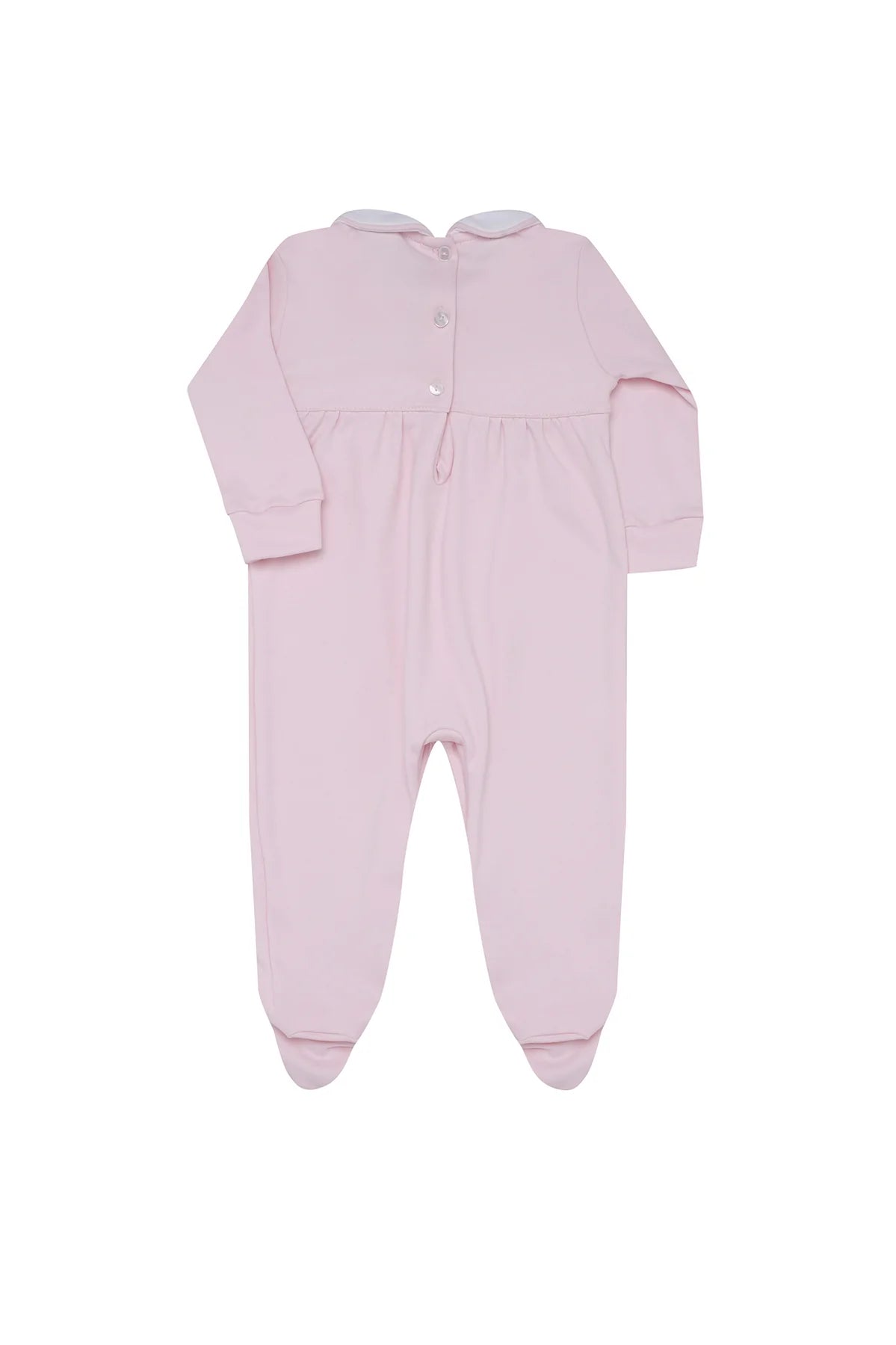 Smocked Bow Footie - Born Childrens Boutique