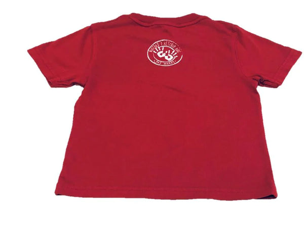 Short Sleeve Red/White Football Shirt - Born Childrens Boutique