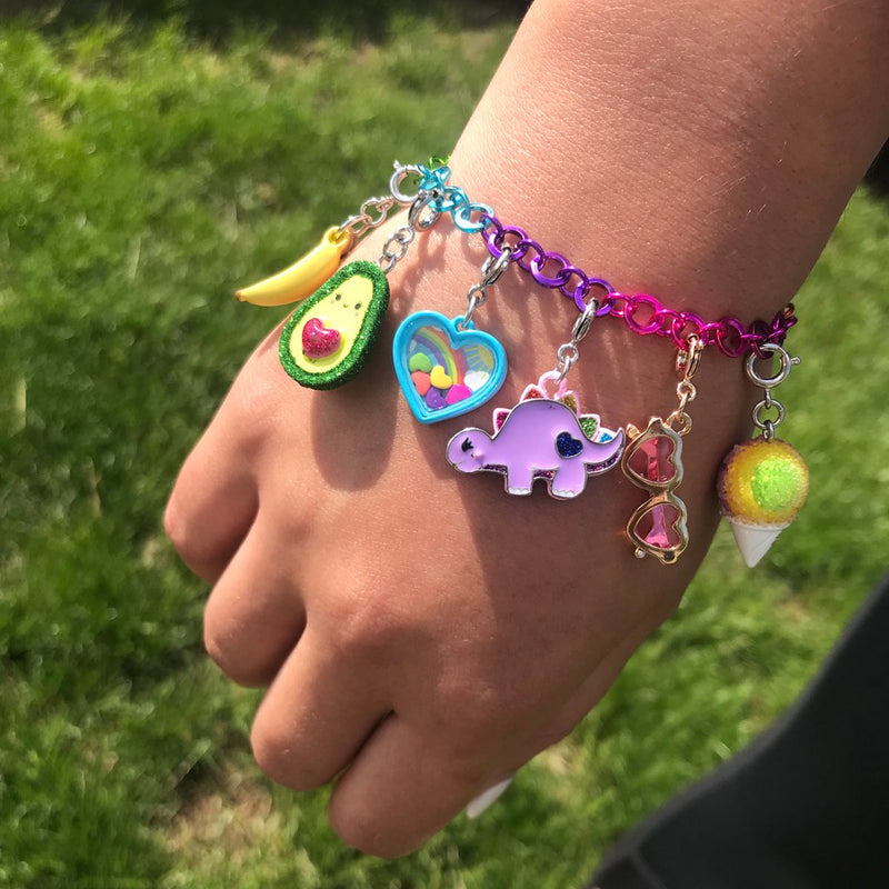 Charm It! Rainbow Chain Bracelet - Born Childrens Boutique