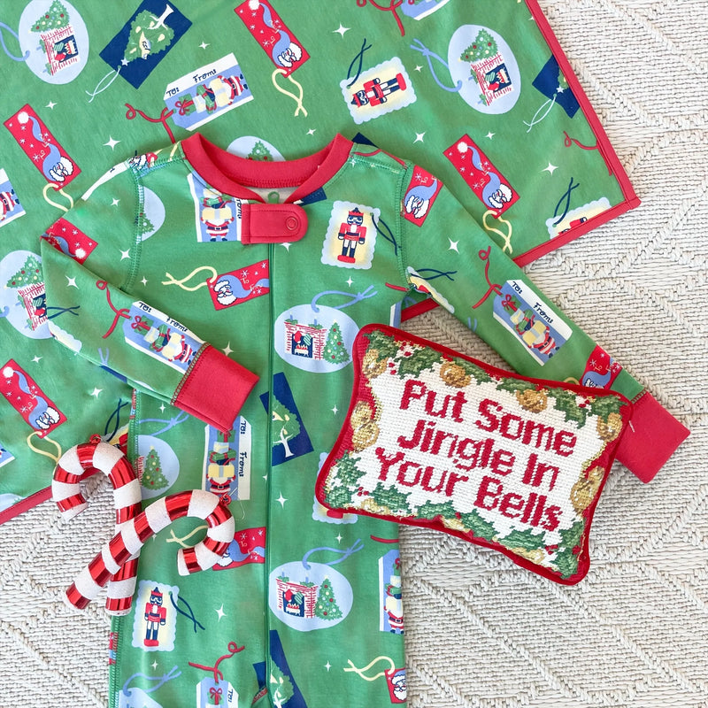 Knox's Night Night Need A Little Christmas (Blue) With Richmond Red - Born Childrens Boutique