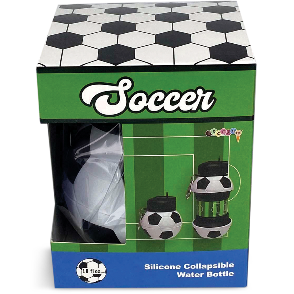 Soccer Collapsible Water Bottle - Born Childrens Boutique
