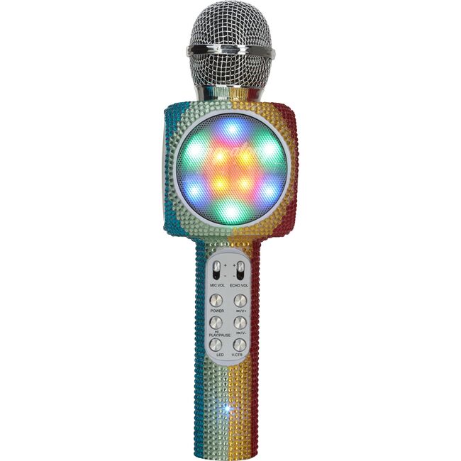 Sing A Long Rainbow Bling Karaoke Bluetooth Mic - Born Childrens Boutique