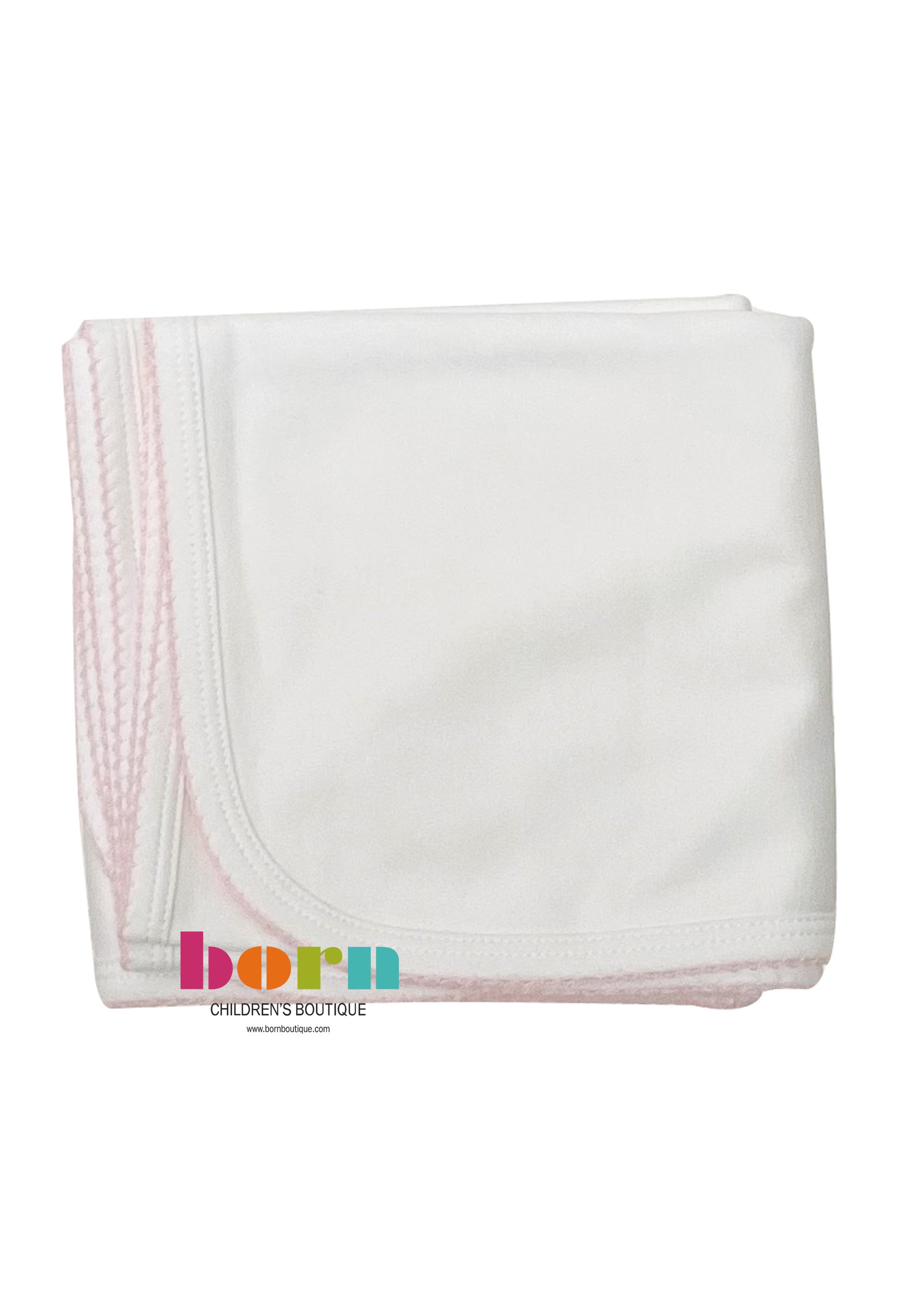 Proper Peony Layette - Pima Blanket - Blue