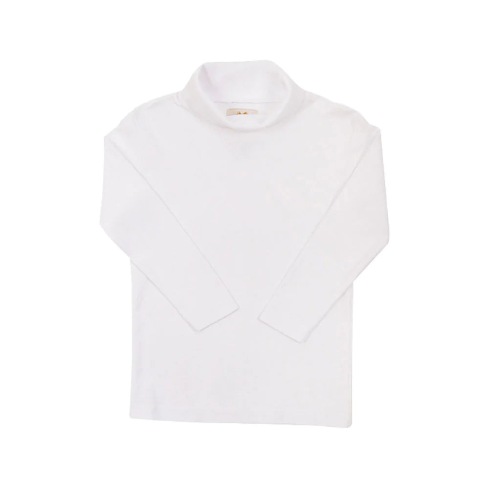 Tatum Turtleneck - Worth Avenue White - Born Childrens Boutique