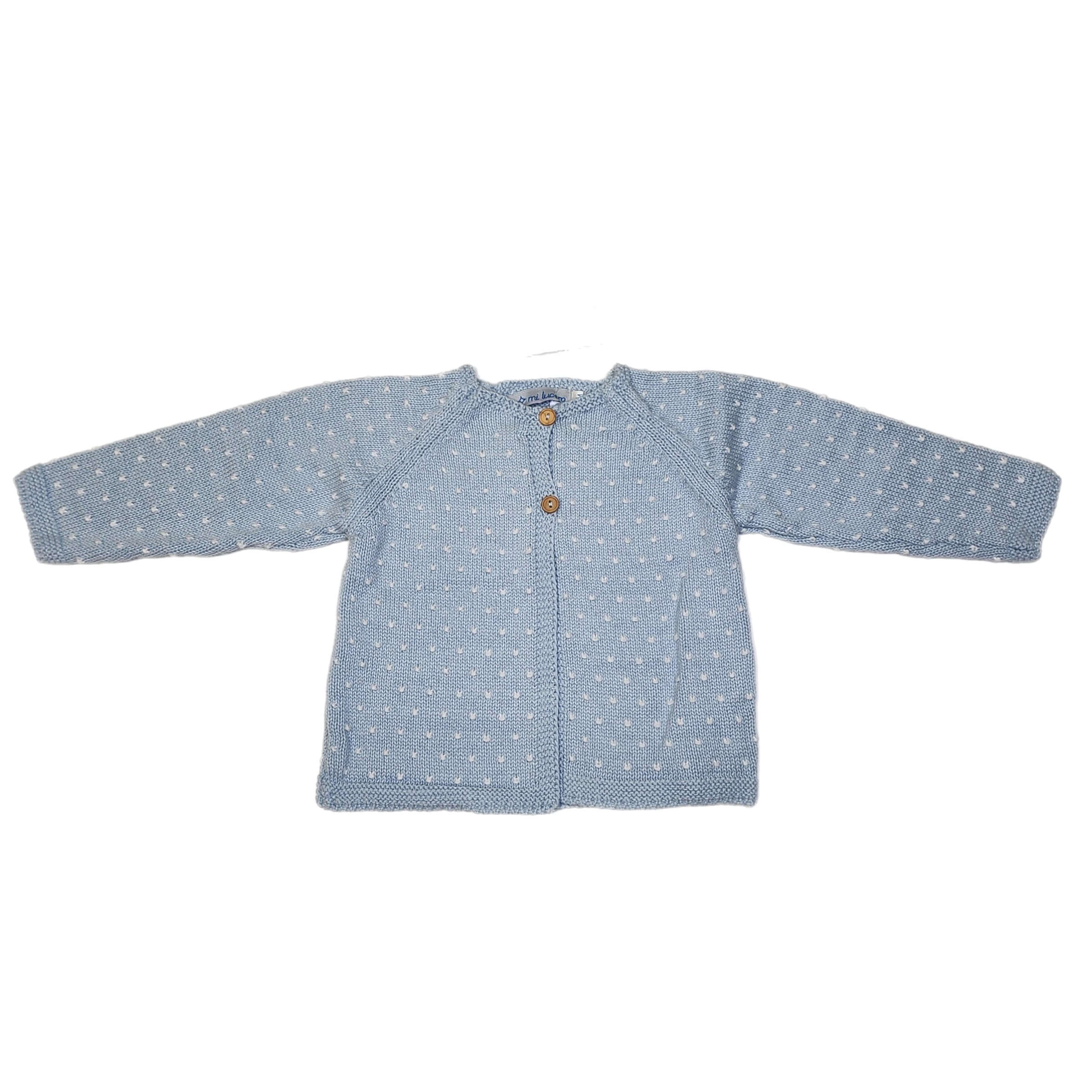 Blue Dot Cardigan - Born Childrens Boutique