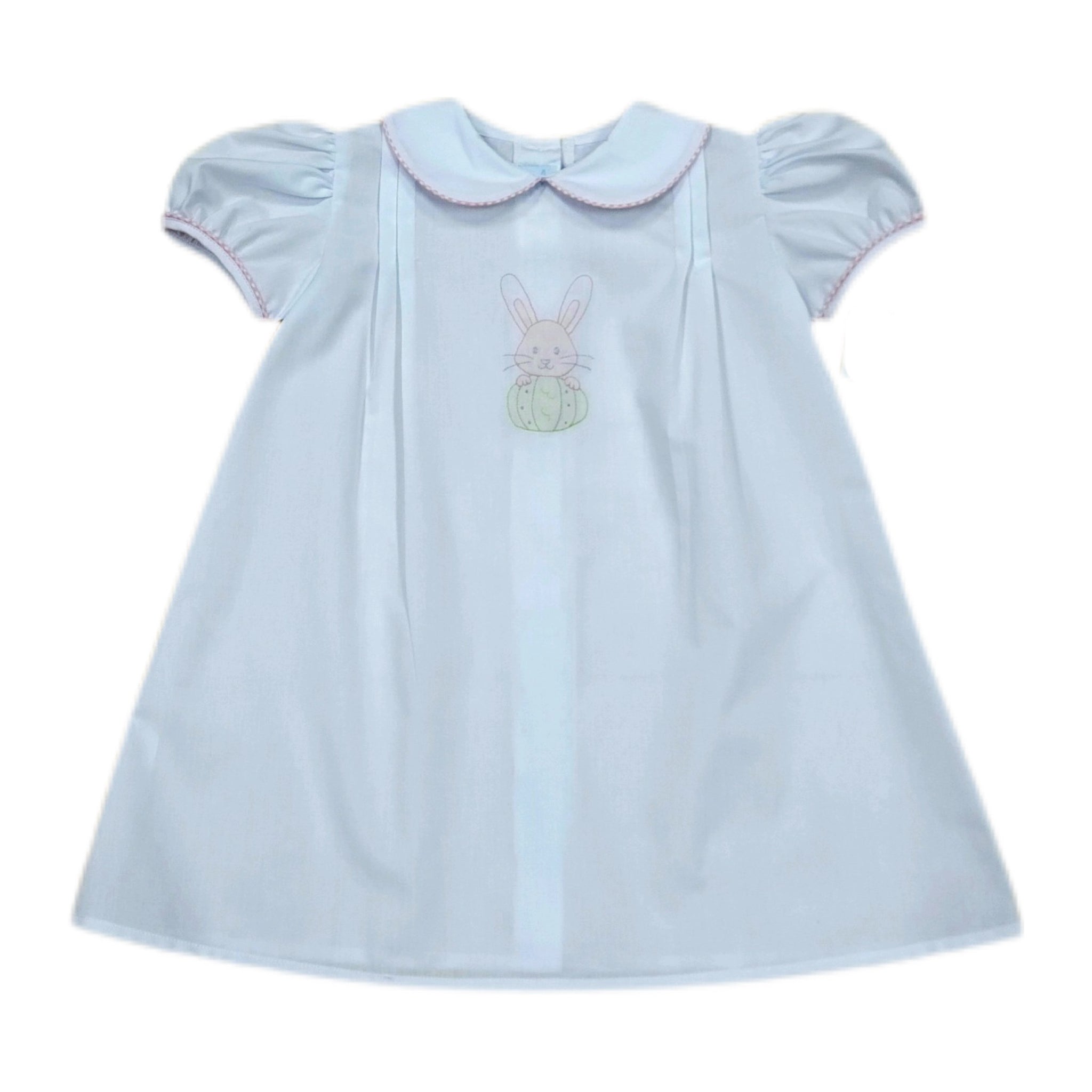 Auraluz Daygown with Pink Floral Wagon Embroidery main image 1